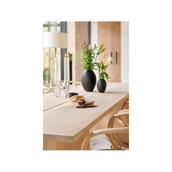 River fekete porcelán váza, magasság 26 cm - Morsø-image-3