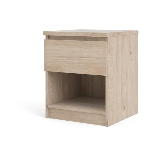 Természetes színű éjjeliszekrény tölgyfa dekorral Naia - Tvilum-image-3