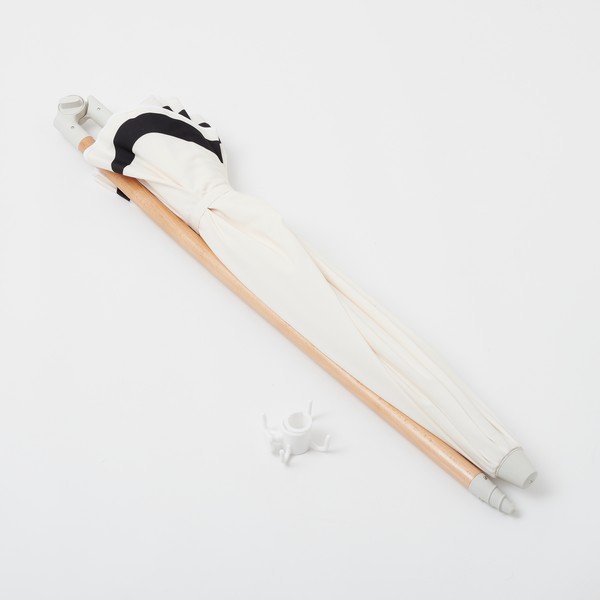 Fekete-fehér napernyő ø 155 cm Casa Marbella – Sunnylife-image-3