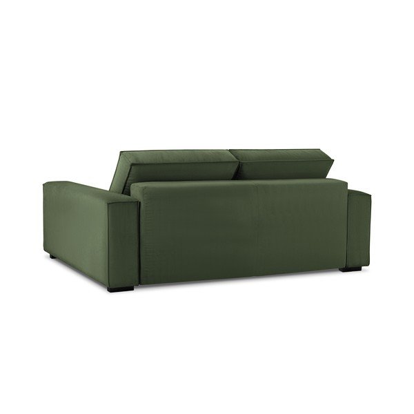 Azalea zöld kordbársony kinyitható kanapé - Mazzini Sofas-image-4