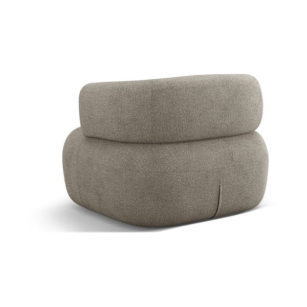 Világosszürke buklé fotel Jenny – Micadoni Home-image-3