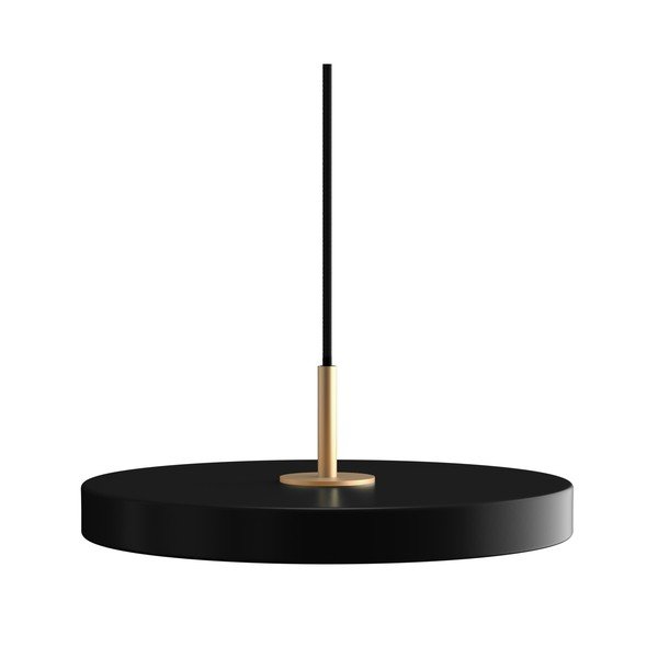 Fekete LED dimmelhető függőlámpa fém búrával ø 31 cm Asteria Plus Mini – UMAGE