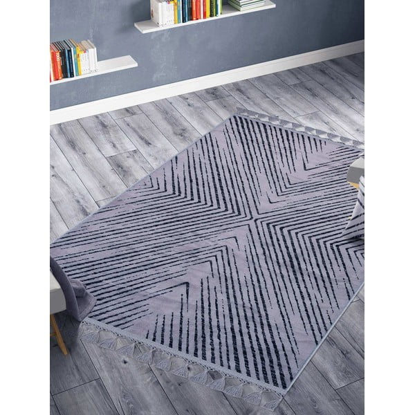 Szürke mosható futószőnyeg 300x100 cm - Vitaus-image-1