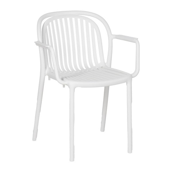 Fehér műanyag étkezőszék Alia – Ixia