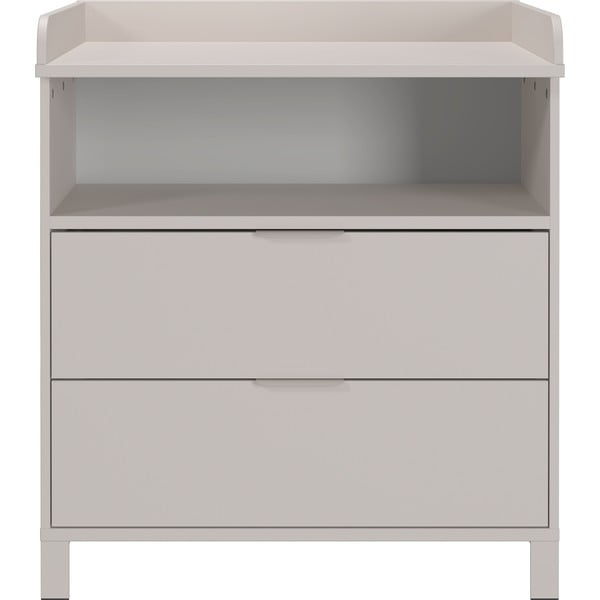 Krémszínű gyerek komód pelenkázó feltéttel 89x102x77 cm Alkmaar – Germania