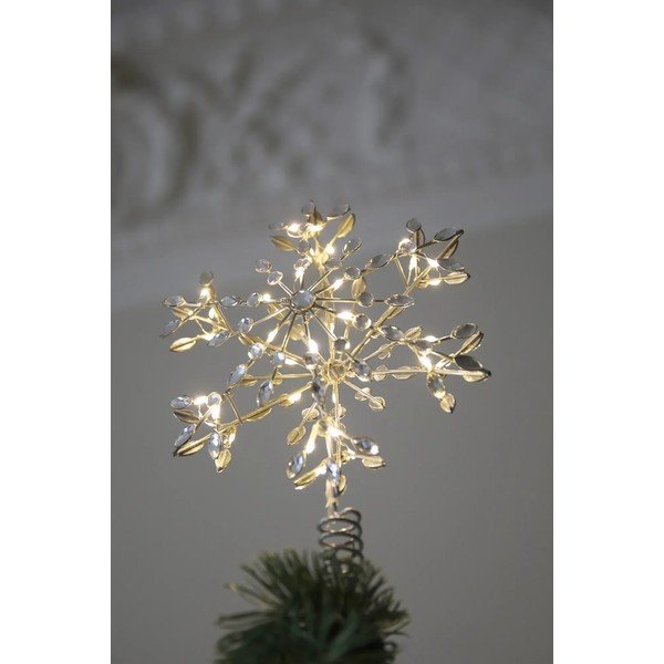 Ezüstszínű elemmel működő csúcsdísz Glina – Markslöjd-image-1