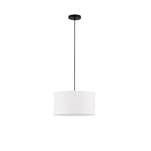 Fehér len függőlámpa ø 38 cm Linnet – Nova Luce