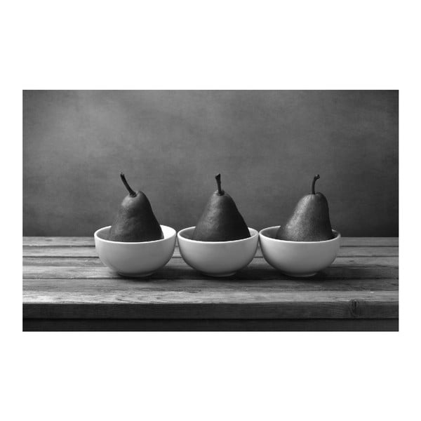 Black&White Pears kép, 45 x 70 cm