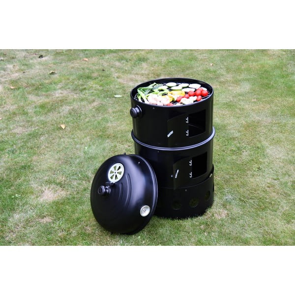 Pisa faszenes grillsütő/füstölő, ø 40 cm - Cattara-image-2