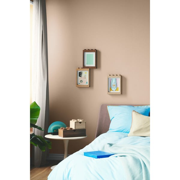 Wood sötét tölgyfa gyerek tárolódoboz - LEGO®-image-3