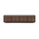 Barna TV-állvány diófa dekorral 200x47x40 cm Onix – Kave Home