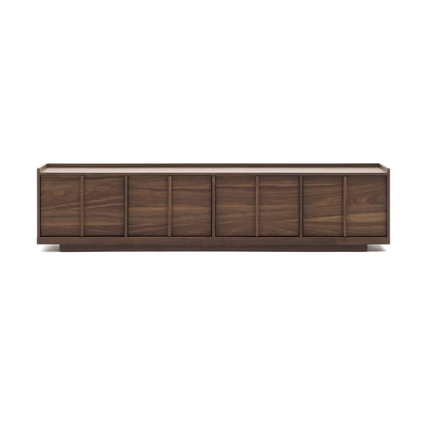 Barna TV-állvány diófa dekorral 200x47x40 cm Onix – Kave Home