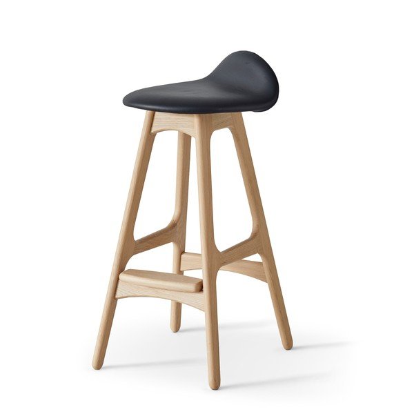 Bőr forgó bárszék 79 cm Buck – Hammel Furniture-image-4