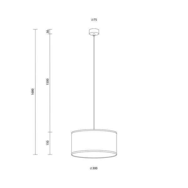 Doce M sárga függőlámpa, ⌀ 30 cm - Sotto Luce-image-2