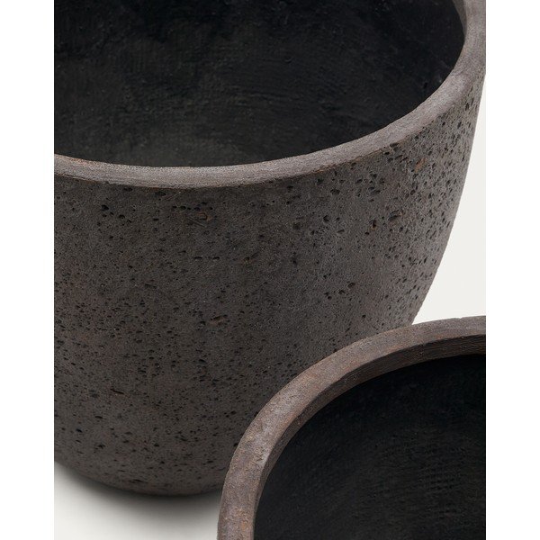 Beton kaspó szett 2 db-os ø 50 cm Serili – Kave Home-image-3