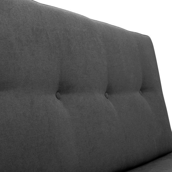 Vilo antracitszürke párnázott pad - Max Winzer-image-1