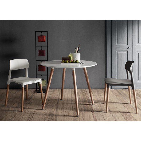 Daw bükkfa étkezőasztal, ⌀ 100 cm - Kave Home-image-1