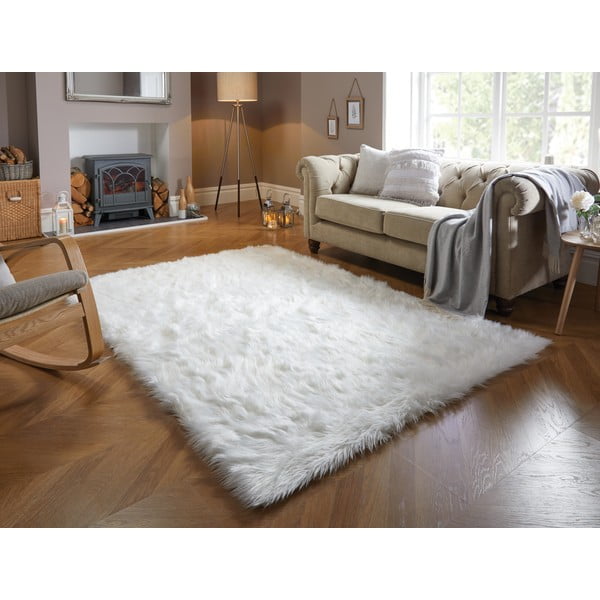 Sheepskin fehér szőnyeg, 120 x 170 cm - Flair Rugs-image-1