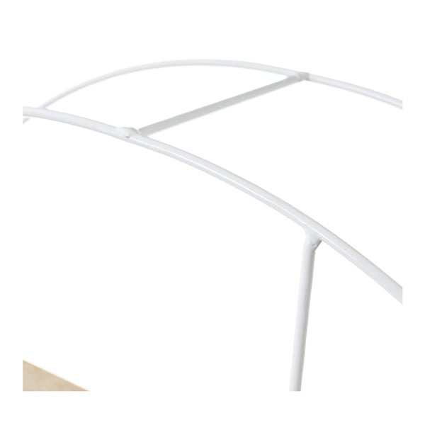 Fehér-natúr színű többszintes paulownia fali polc – Casa Selección-image-1