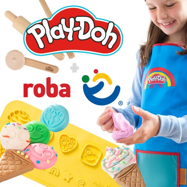 Gyerek asztal 55x55 cm roba x Play-Doh Creative Craft  – Roba-image-4