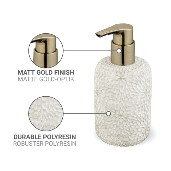 Fehér poligyanta szappanadagoló 300 ml Montalfano – Wenko-image-4