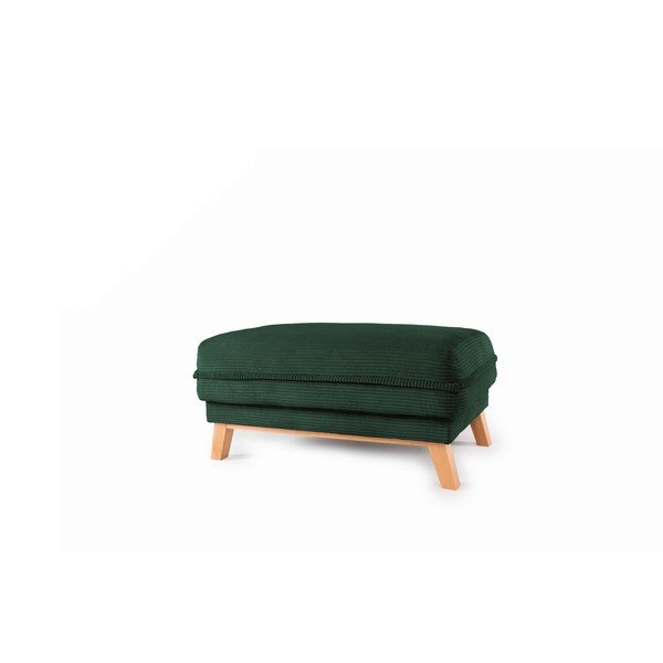 Sötétzöld kordbársony lábtartó Tori – Bonami Selection-image-1