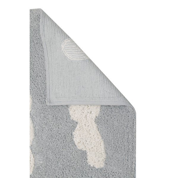 Szürke mosható kézi szövésű pamutkeverék gyerek szőnyeg 120x160 cm Clouds Grey – Lorena Canals-image-3