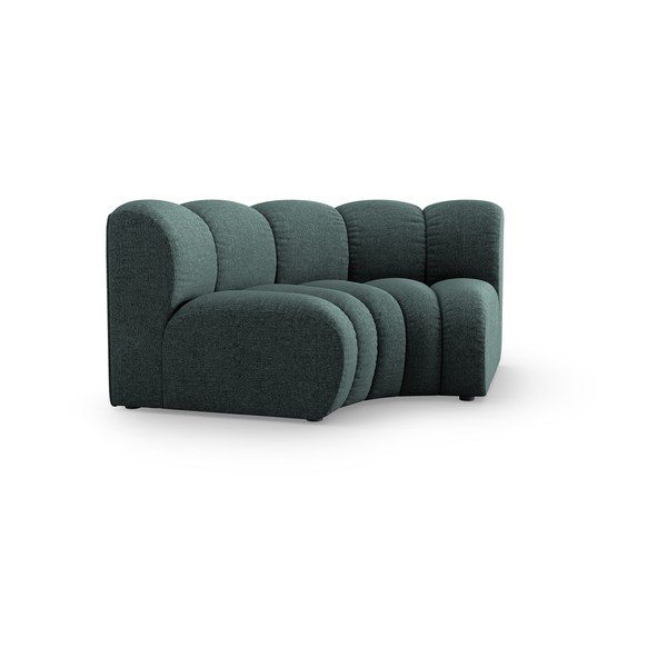 Türkiz zsenília kanapé modul (variálható sarok) Lupine – Micadoni -image-1