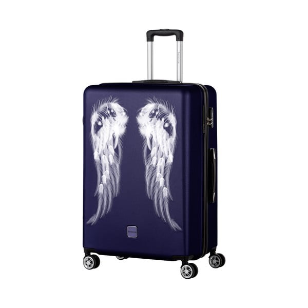 Wings sötétkék bőrönd, 107 l - Berenice