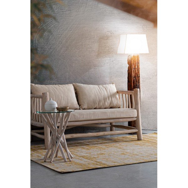 Mustársárga kézi szövésű zsenília szőnyeg 155x230 cm Yuno – Bizzotto-image-1