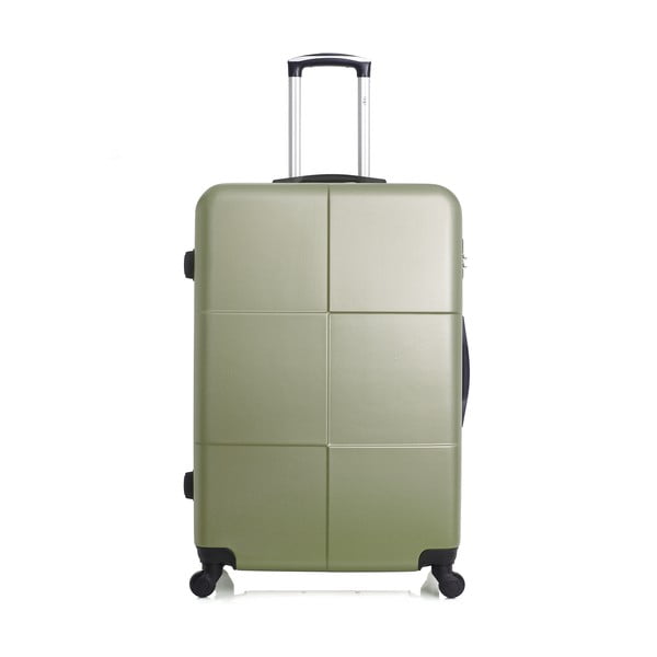 Coronado zöld gurulós bőrönd, 91 l - Hero
