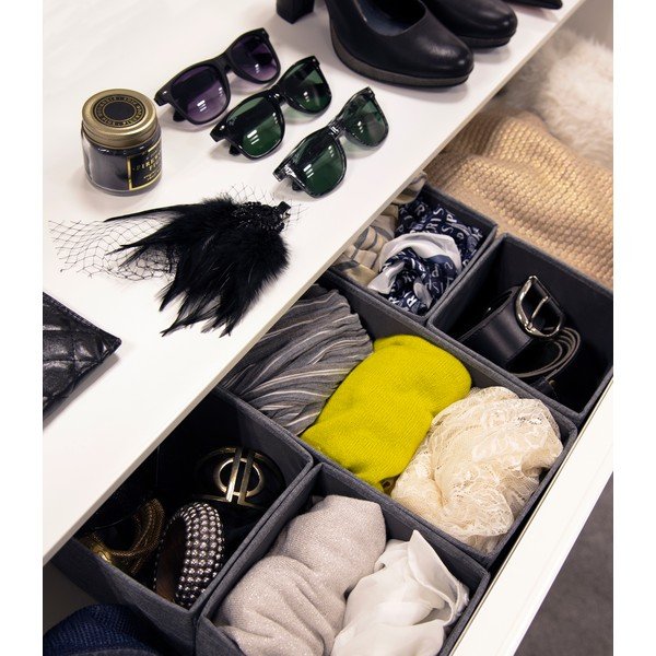 Drawer 3 db-os szürke rendszerező szett - Bigso Box of Sweden-image-2