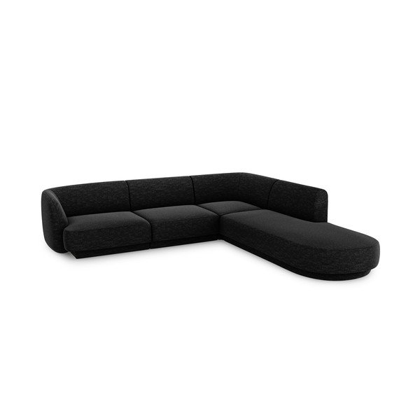 Antracitszürke sarokkanapé Miley – Micadoni Home-image-3
