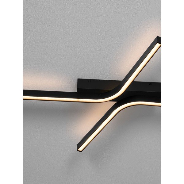 Matt fekete alumínium LED dimmelhető mennyezeti lámpa 50x100 cm Akro – Nova Luce-image-2