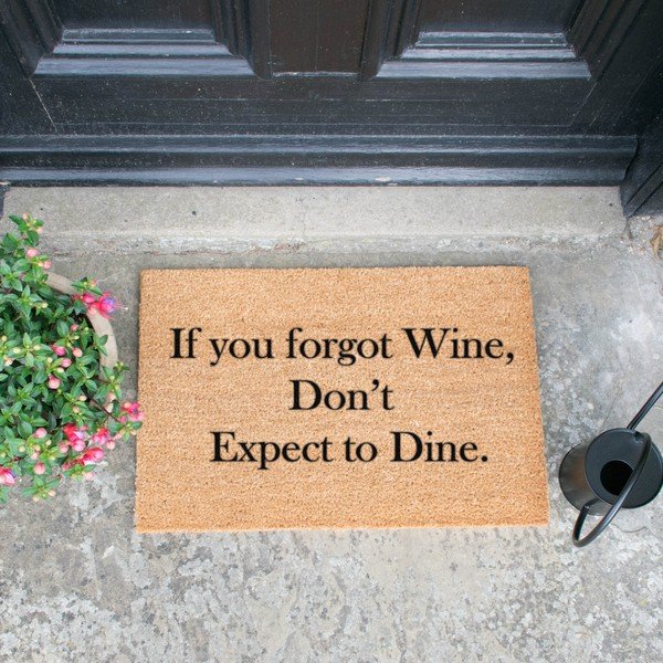 If You Forgot Wine lábtörlő, 40 x 60 cm - Artsy Doormats-image-1