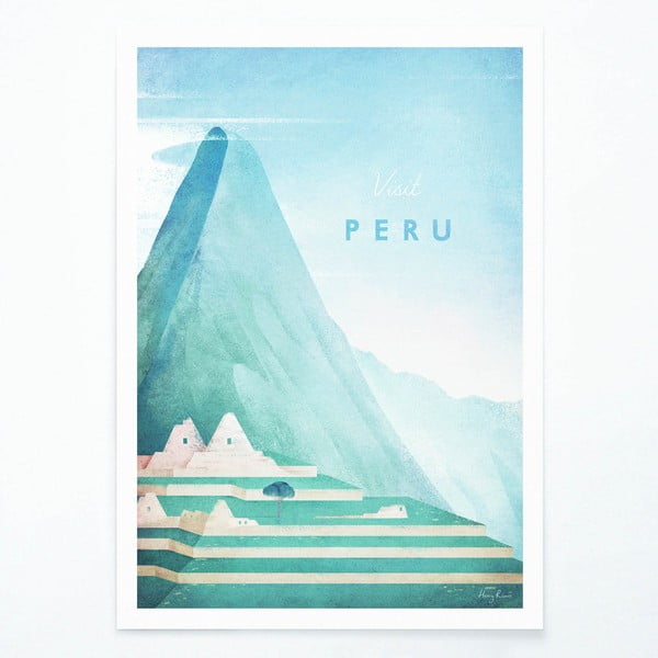 Poszter Peru, 30x40 cm - Travelposter