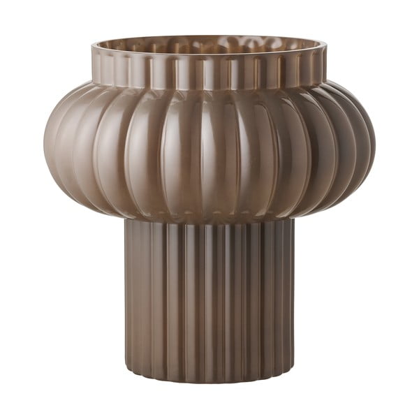 Barna üveg váza (magasság 27 cm) Celia – House Nordic