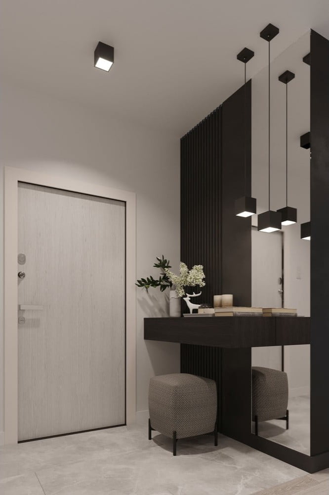 Inspirációk: Előszoba és gardrób, Indusztriális stílus, Dekoráció