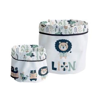 Szövet játéktároló kosarak