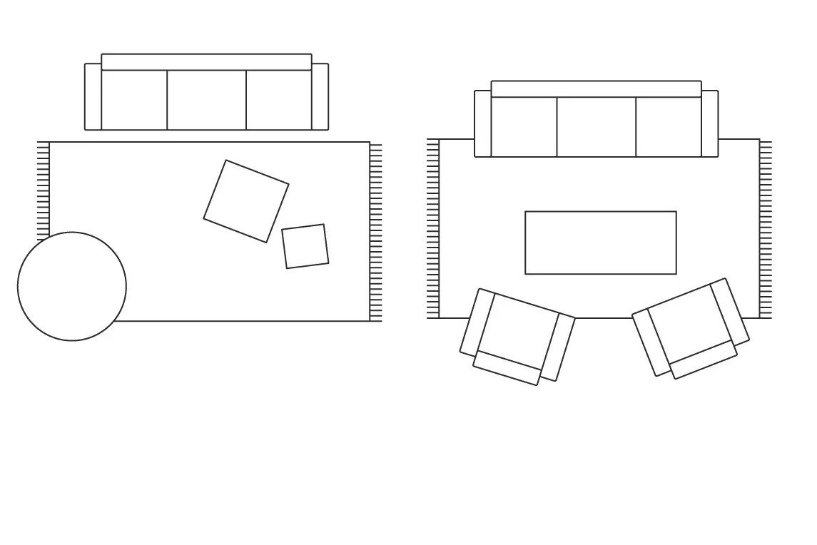 Kis nappaliban érdemes világos színeket és visszafogott mintákat használni. Helyet spórolhatsz az egymásra rakható bútorokkal is.