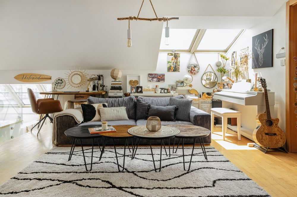 Inspirációk: Nappali, Boho stílus, Vendégségben