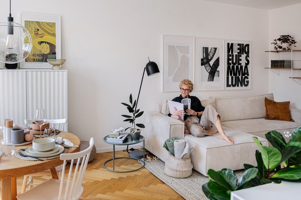 Inspirációk: Skandináv stílus, Nappali, Vendégségben