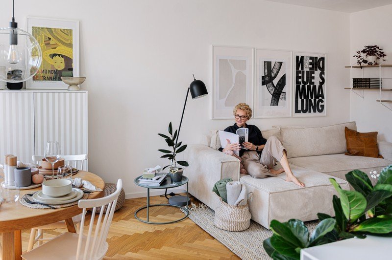 Inspirációk: Skandináv stílus, Nappali, Vendégségben