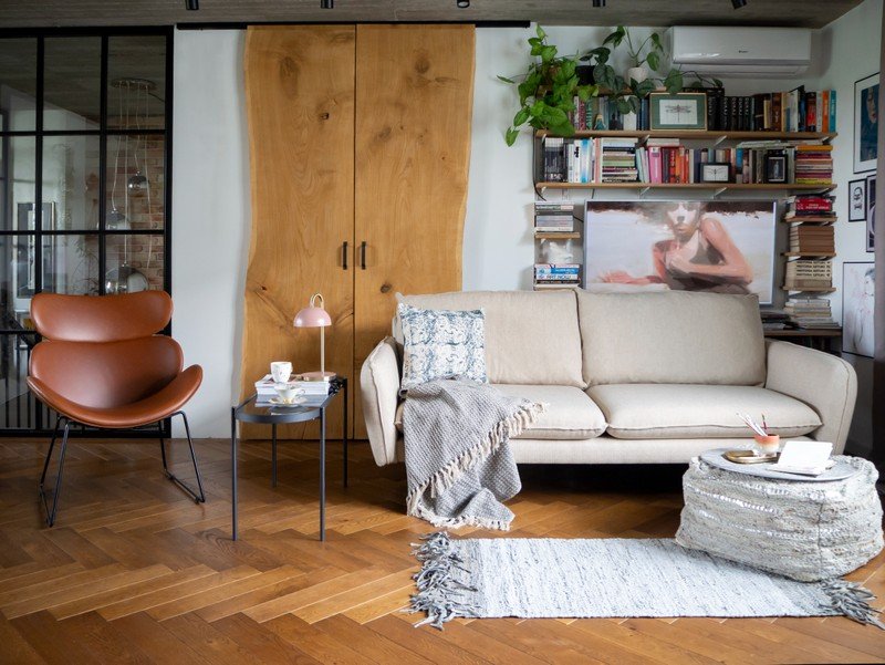 Inspirációk: Nappali, Indusztriális stílus