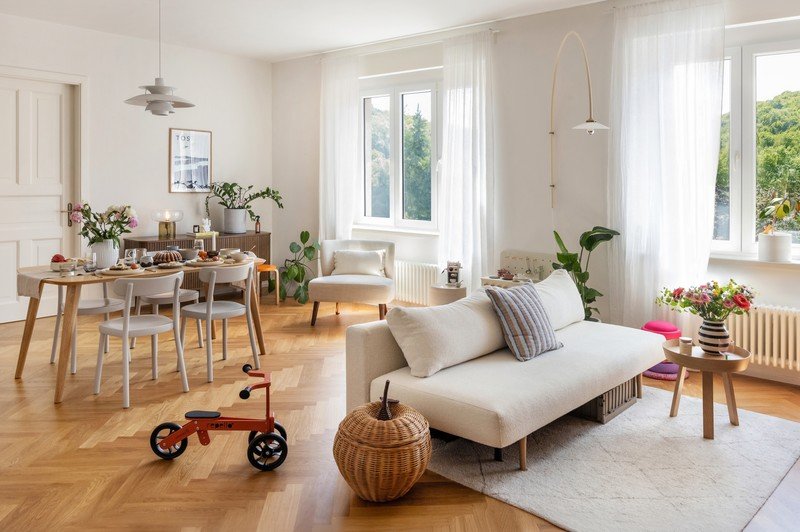 Inspirációk: Nappali, Étkező, Skandináv stílus