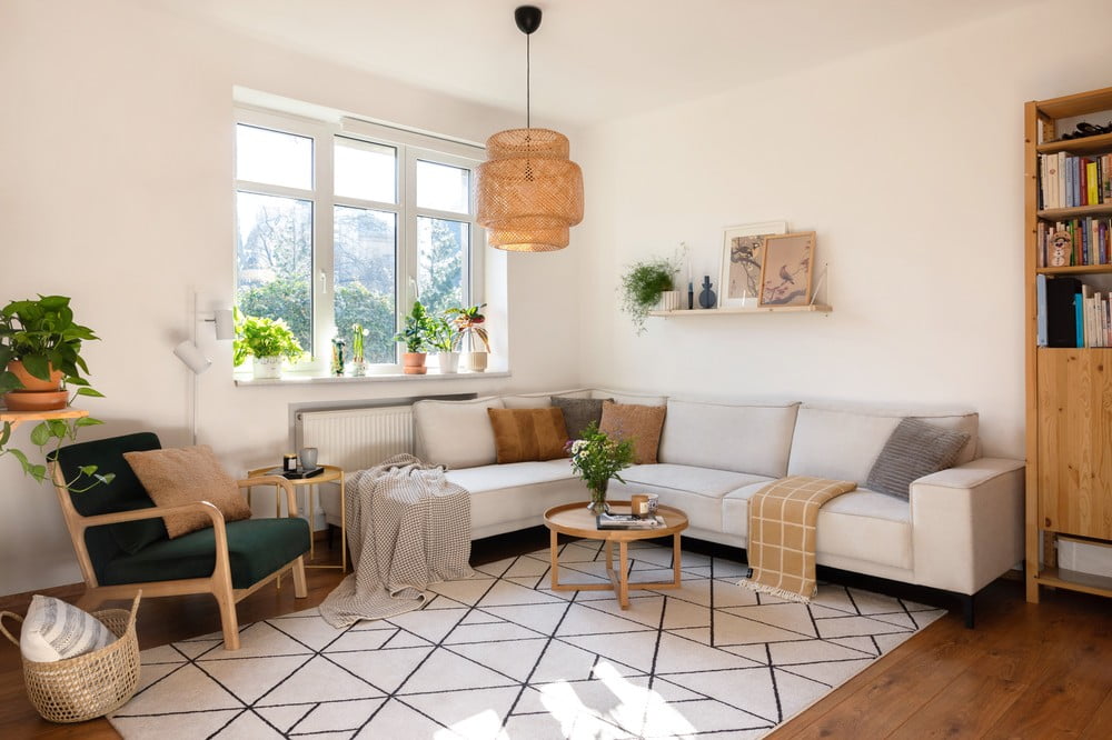 Inspirációk: Nappali, Skandináv stílus, Textíliák