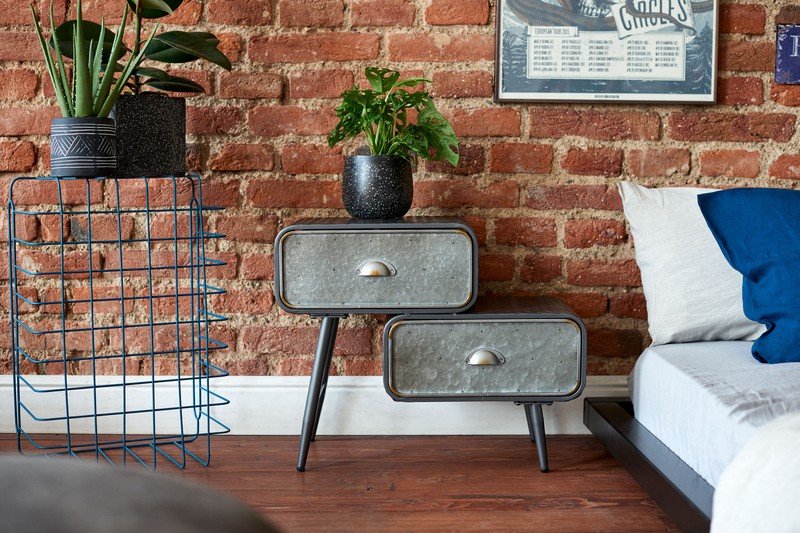 Inspirációk: Hálószoba, Indusztriális stílus