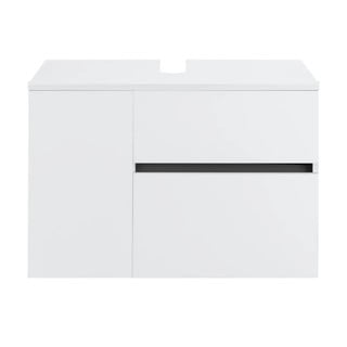 Fehér mosdó alatti szekrények