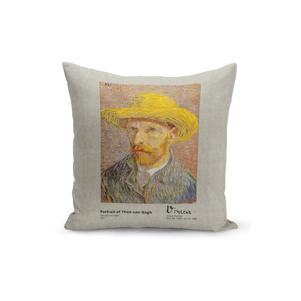 van Gogh Portrait díszpárna, 43 x 43 cm - Kate Louise