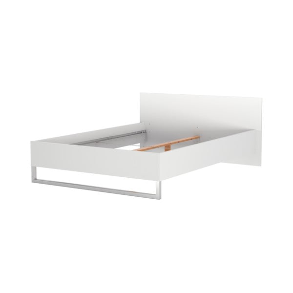 Style fehér kétszemélyes ágy, 140 x 200 cm - Tvilum